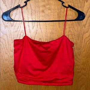 cloth cropped tank